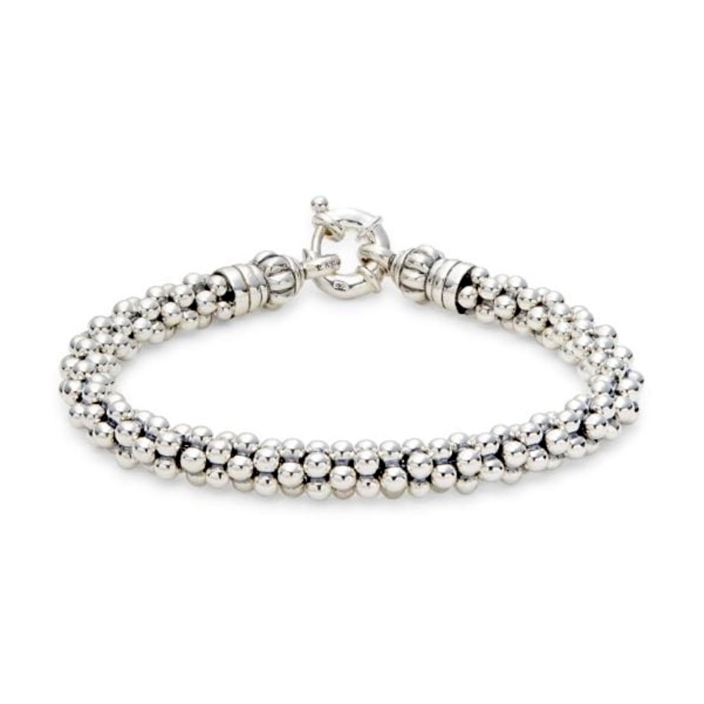 Lagos sterling silver popcorn chain bracelet